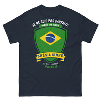 Thumbnail for T-shirt Brésilienne marine - Je ne suis pas parfaite