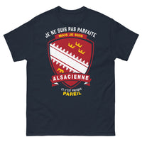 Thumbnail for T-shirt Alsacienne noir dos - pas parfaite mais Alsacienne