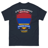 Thumbnail for T-shirt Arménienne bleu marine - Arménienne et presque pareil