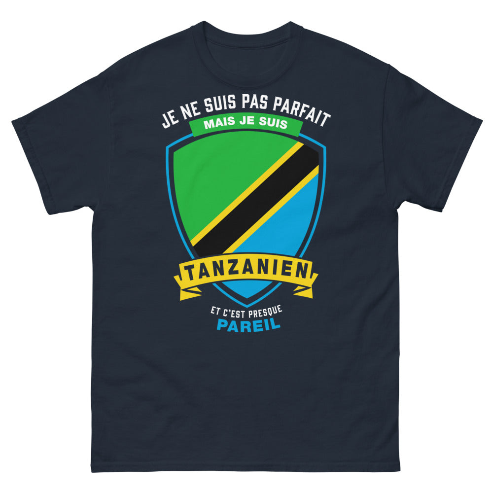 T-shirt Tanzanie marine - je suis Tanzanien