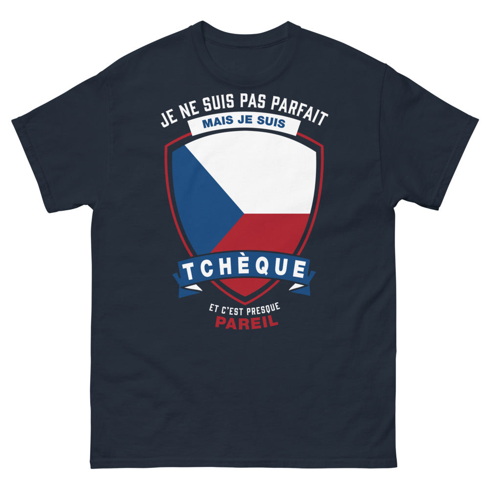 T-shirt Tchéquie marine - je suis Tchèque