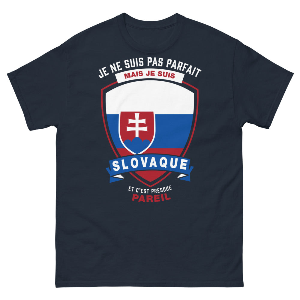 T-shirt Slovaque marine - Parfaitement Presque