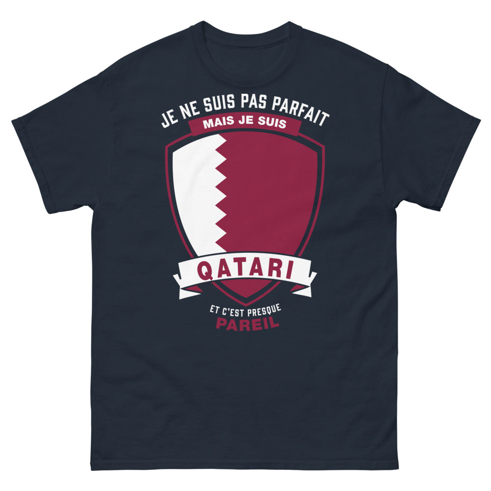 T-shirt Qatar marine - humour et fierté