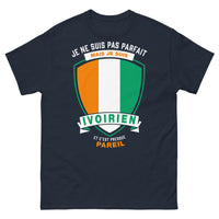 Thumbnail for T-shirt Côte d'Ivoire marine - je ne suis pas parfait