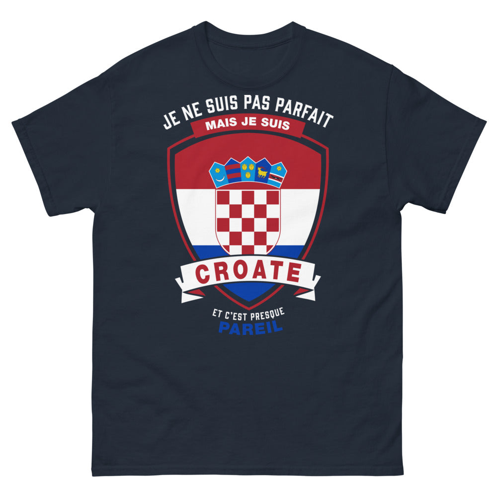 T-shirt Croate marine - presque pareil