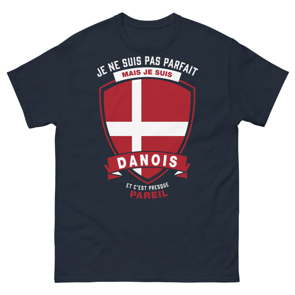 T-shirt Danois marine - Je ne suis pas parfait