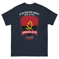 Thumbnail for T-shirt Angola marine - je ne suis pas parfait mais je suis Angolais