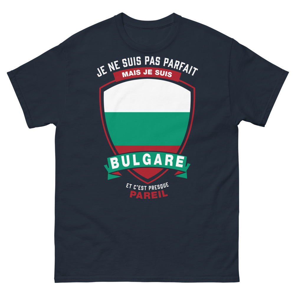 T-shirt Bulgarie marine - presque parfait