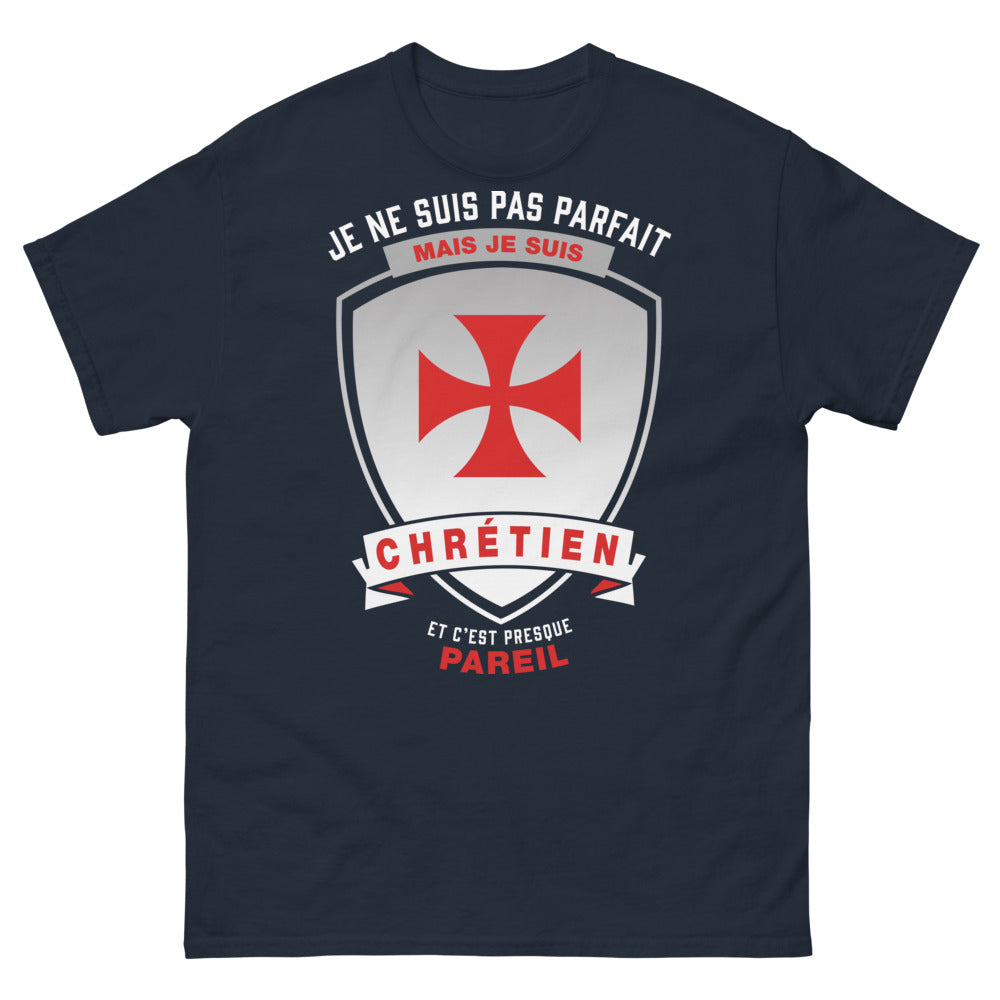 T-shirt Chrétiens marine - presque pareil