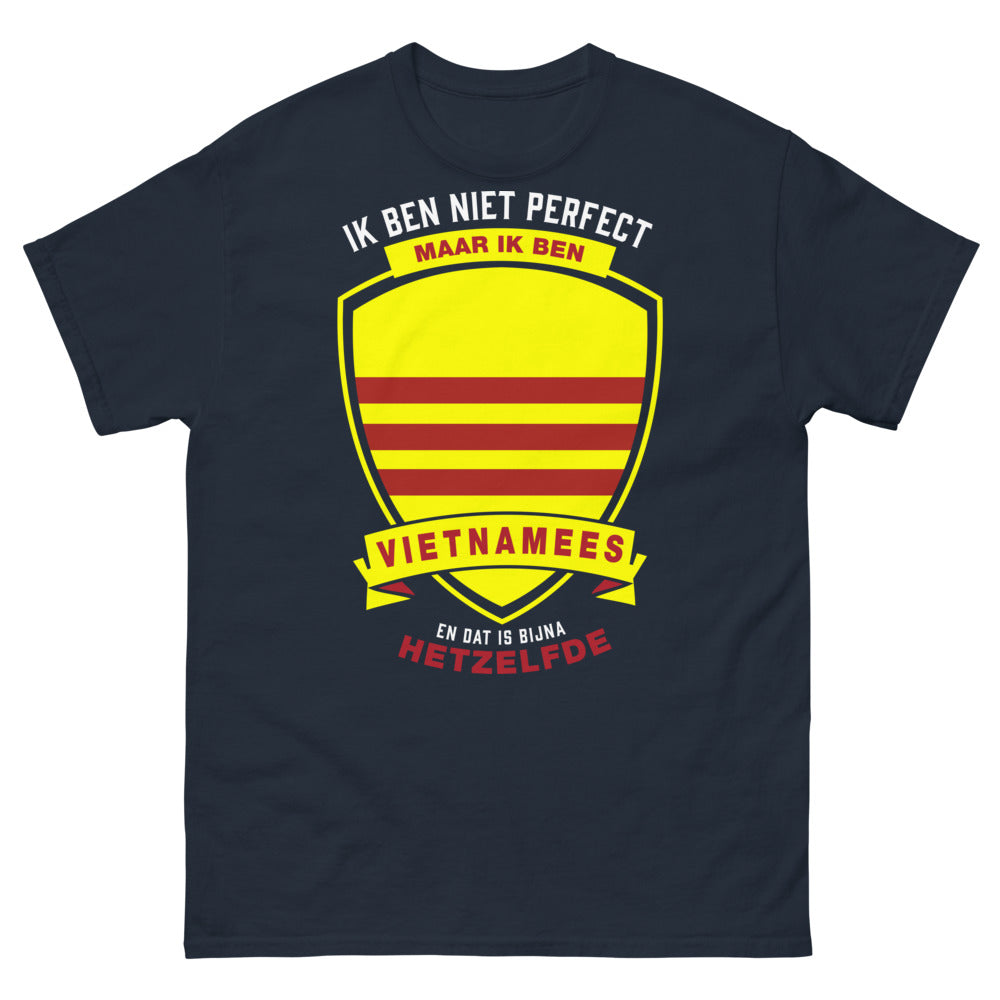 T-shirt Vietnam bleu marine - Ich bin nicht perfekt