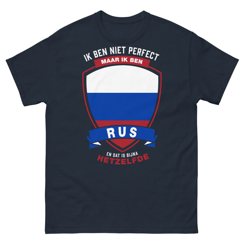 T-shirt Russes marine - pas parfait, mais russe