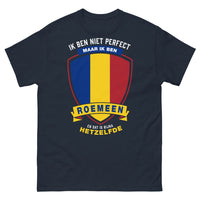 Thumbnail for T-shirt Roumanie marine - Fast perfekt, aber ich bin Rumäne