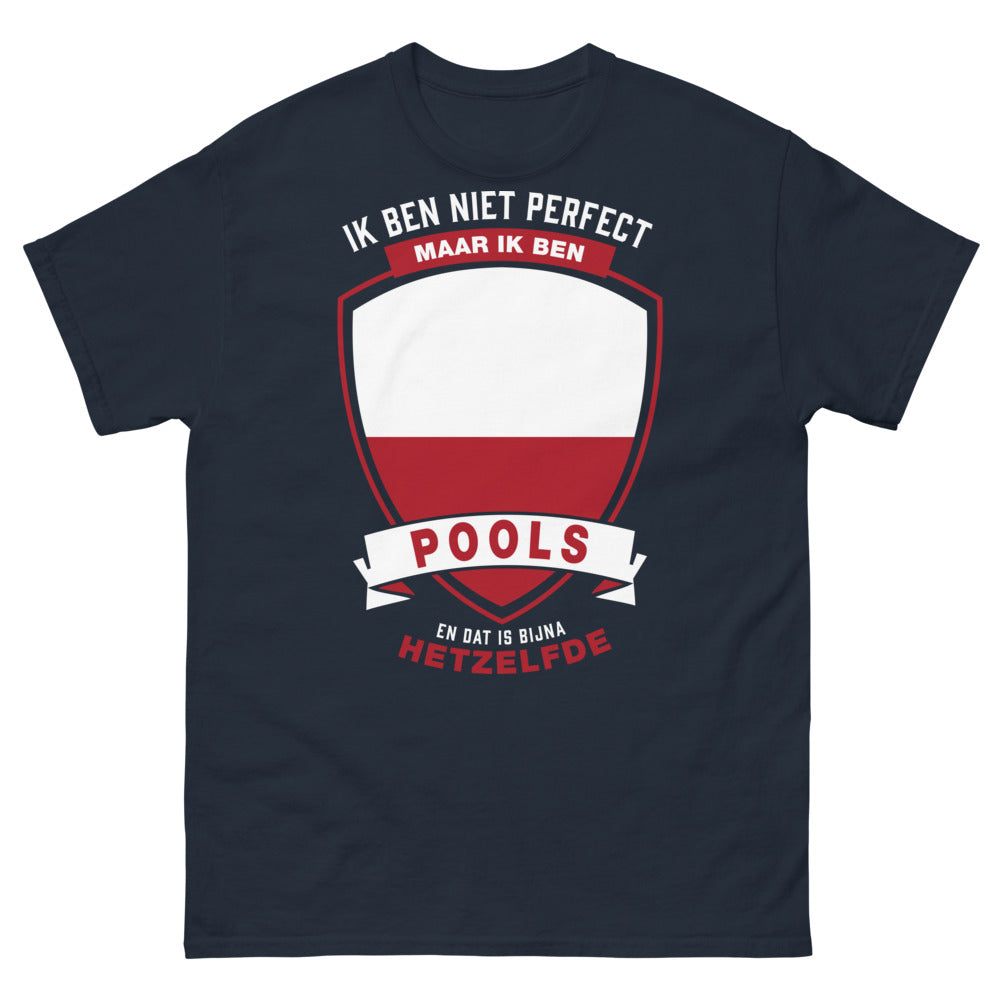 T-Shirt Polen Marineblau - Ich bin Polnisch