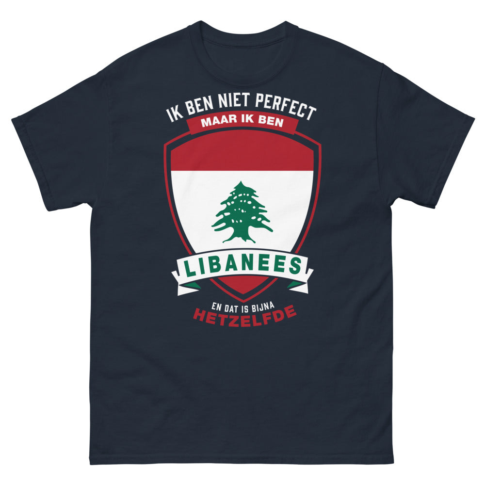 T-Shirt Libanese dunkelblau - Ich bin Libanese – fast dasselbe