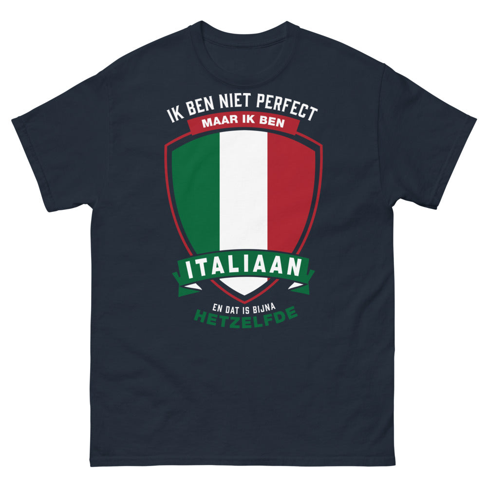 T-Shirt Italien Marineblau - Maaret je bent een Italiaan