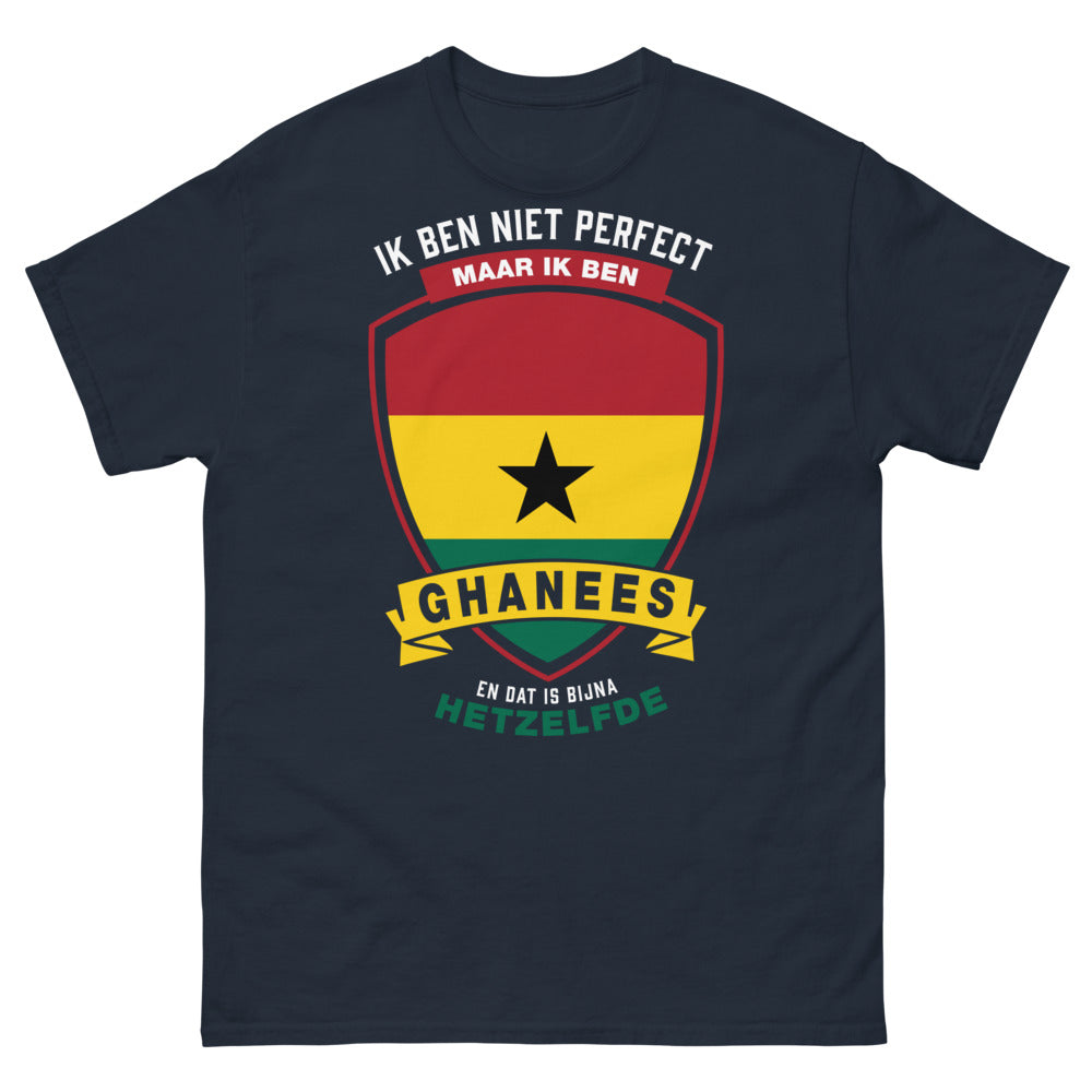 T-shirt Ghanyen marine - Presque Parfait, Déjà Fier