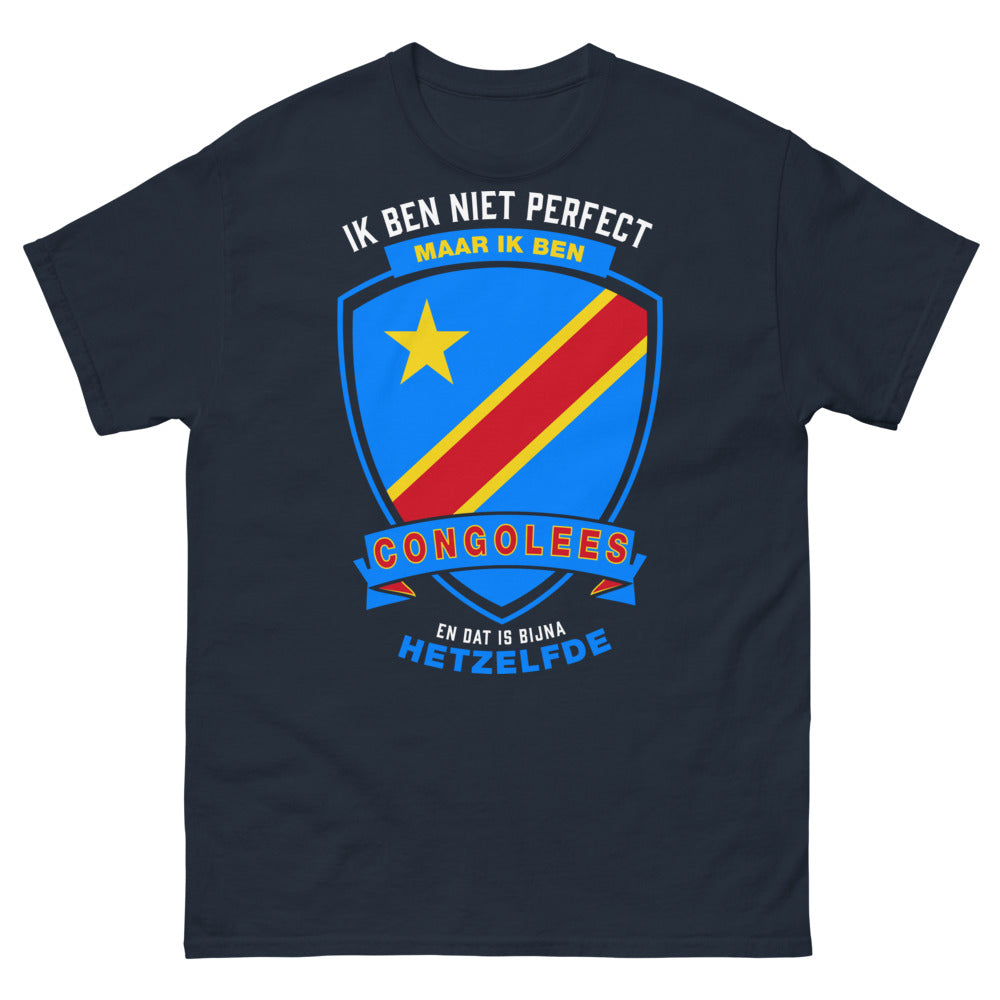 T-shirt Congolais marine - Ik ben Congolees