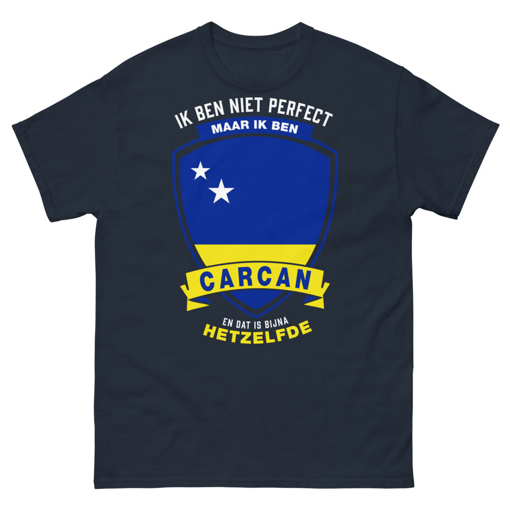 T-Shirt Katalonien Blau Marine - Ich bin nicht perfekt