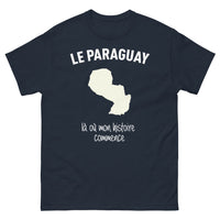 Thumbnail for T-shirt Paraguay marine - là où mon histoire commence