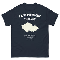 Thumbnail for T-shirt République tchèque marine - Là où mon histoire commence