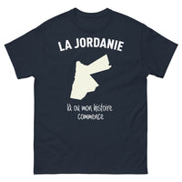 Thumbnail for T-shirt Jordanie marine - Là où mon histoire commence