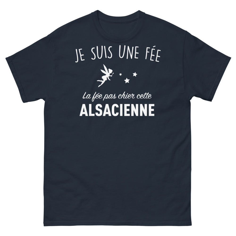 T-shirt Alsacienne marine - humour piquant et magie