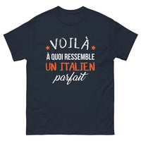 Thumbnail for T-shirt Italie marine - parfait style sombre