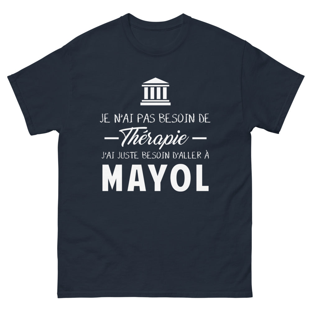 T-shirt Mayol bleu marine - juste Mayol, pas thérapie