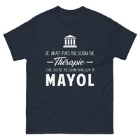 Thumbnail for T-shirt Mayol bleu marine - juste Mayol, pas thérapie