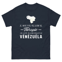 Thumbnail for T-shirt Venezuela marine - j'ai juste besoin d'aller au Venezuela