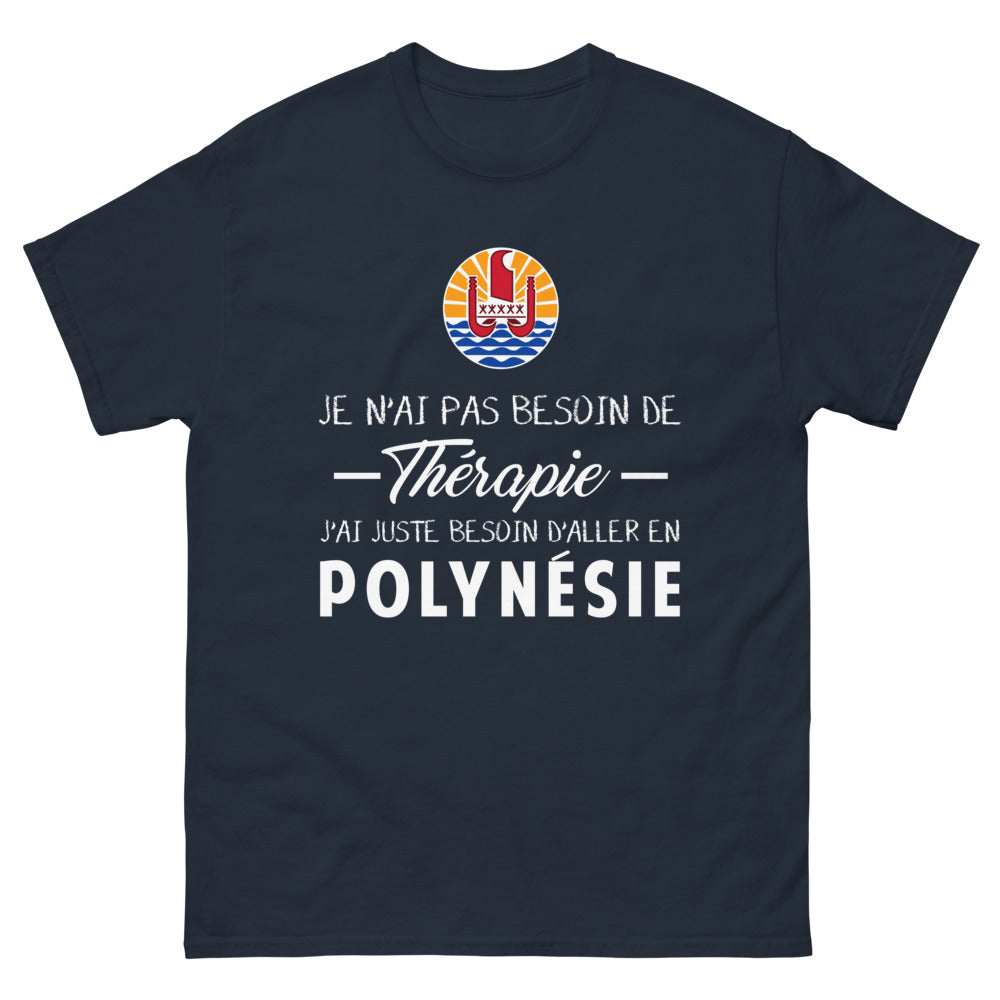 T-shirt Polynésie marine - Évasion polynésienne