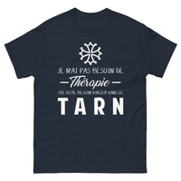 Thumbnail for T-shirt Tarn marine face - J'ai juste besoin d'aller dans le Tarn