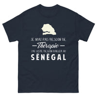 Thumbnail for T-shirt Sénégal bleu marine - J'ai juste besoin d'aller au Sénégal
