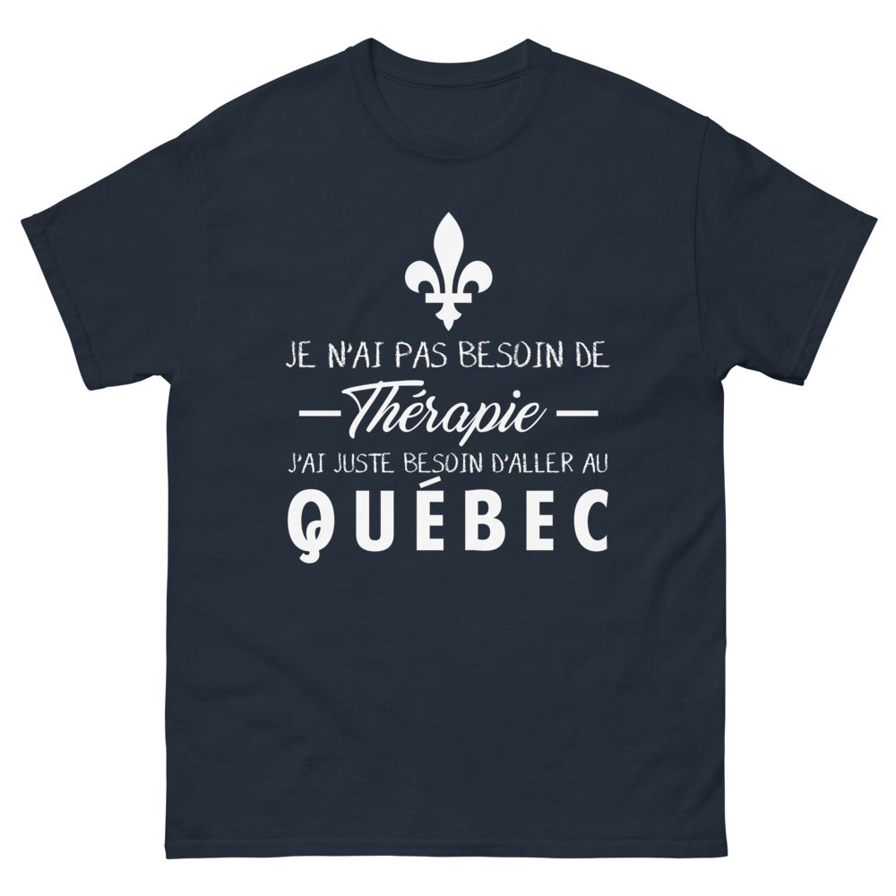 T-shirt Québec marine - citation humour Québec