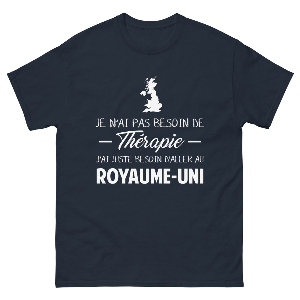 T-shirt Royaume-Uni marine - Je veux aller au Royaume-Uni