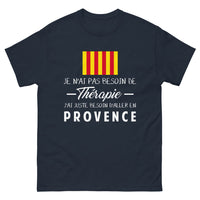 Thumbnail for T-shirt Provence marine - Pas besoin de thérapie