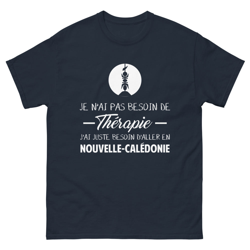 T-shirt Nouvelle-Calédonie bleu marine - humour voyage