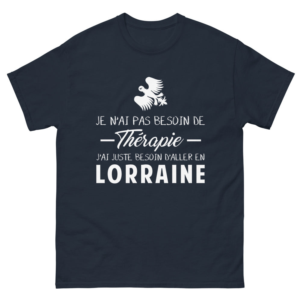 T-shirt Lorraine marine - Juste d'aller en Lorraine