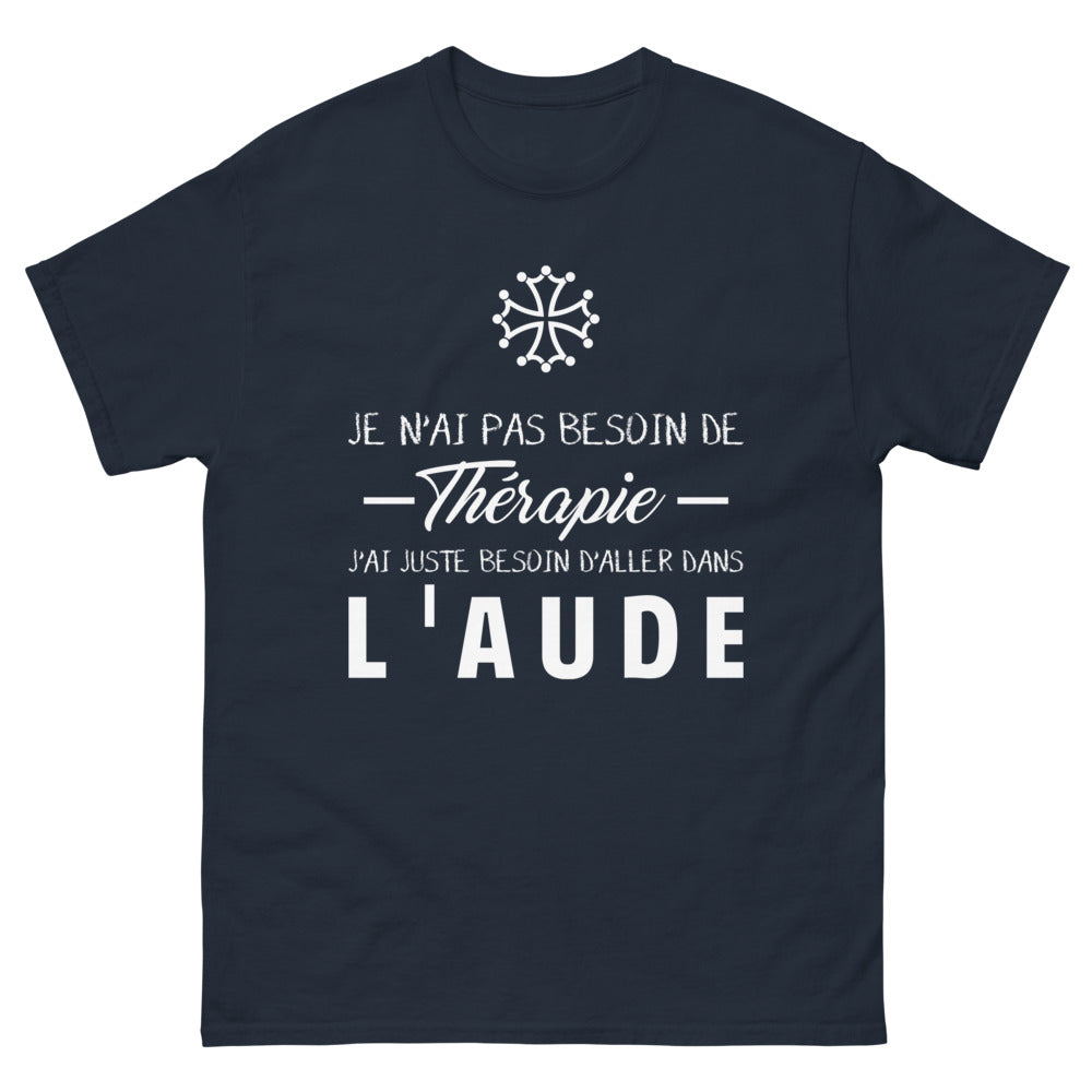 T-shirt Aude marine - thérapie non requise