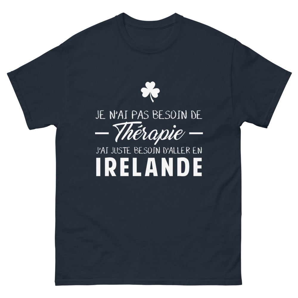 T-shirt Irlande marine - clin d'œil irlandais