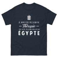 Thumbnail for T-shirt Égypte marine - pas besoin de thérapie