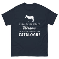 Thumbnail for T-shirt Catalogne marine - j'ai besoin d'aller en Catalogne