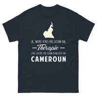 Thumbnail for T-shirt Cameroun bleu marine - j'ai juste besoin d'aller au Cameroun