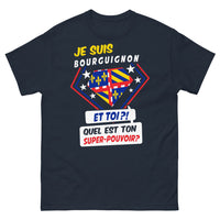Thumbnail for T-shirt Bourguignon marine - humour et fierté