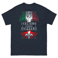 Thumbnail for T-shirt radici svizzere marine - spirito alpino e origini