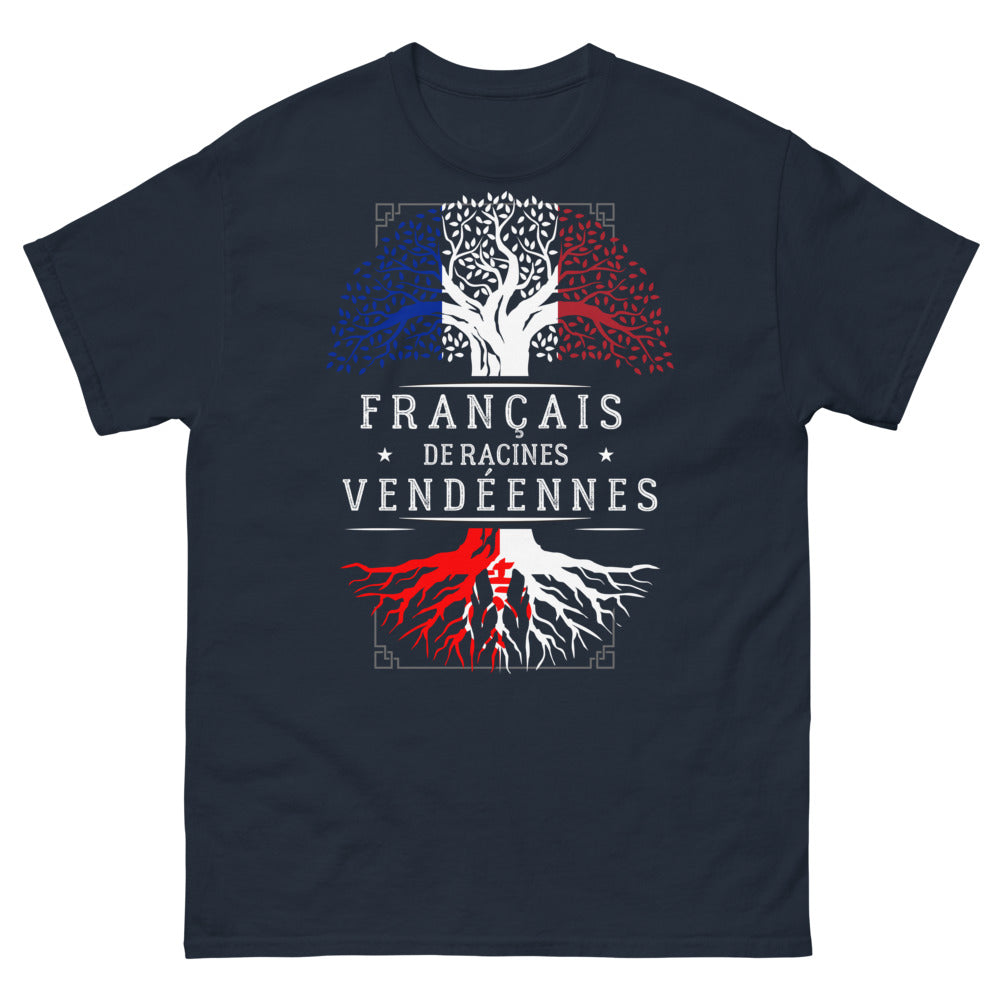 T-shirt Vendée marine - Français de Racines Vendéennes