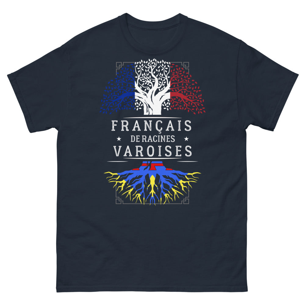 T-shirt Var marine face - Racines varoises