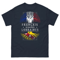 Thumbnail for T-shirt Lorraine bleu marine - Français de Racines Lorraines