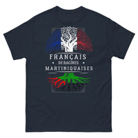 Thumbnail for T-shirt Martinique marine - Français de racines martiniquaises