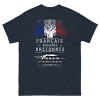 Thumbnail for T-shirt Bretagne marine - design sombre et racines bretonnes